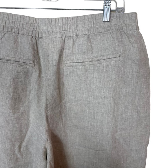 Chico’s 100% Linen Wide Leg Comfort Flowing Loose Relaxed Trouser Pants Size 2 - Picture 12 of 16